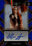 2023 Alba Fyre Panini Select WWE BLUE SIGNATURE SELECTIONS AUTO 02/35 AUTOGRAPH #SLA-FR NXT