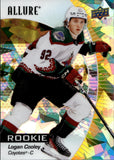 2023-24 Logan Cooley Upper Deck Allure YELLOW TAXI ROOKIE RC #106 Phoenix Coyotes