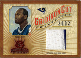 2002 Torry Holt Donruss Gridiron Kings GRIDIRON CUT JERSEY PATCH 098/400 RELIC #GC_76 St. Louis Rams