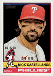 2025 Nick Castellanos Topps Heritage BICENTENNIAL 001/200 #315 Philadelphia Phillies