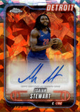 2024-25 Isaiah Stewart Topps Chrome Sapphire ORANGE REFRACTOR 08/25 #TCS-IST Detroit Pistons
