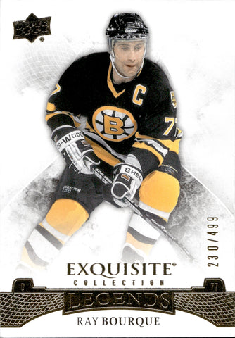 2015-16 Ray Bourque Upper Deck Ice EXQUISITE 230/499 #43 Boston Bruins HOF