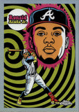 2023 Ronald Acuna Jr. Topps Chrome ULTRA VIOLET ALL-STARS #UV-4 Atlanta Braves