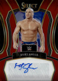 2024 Kurt Angle Panini Select WWE RED LEGENDARY SIGNATURE AUTO 43/99 AUTOGRAPH #LS-KAG WWE Legend