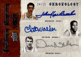 2007-08 John Havlicek Chet Walker Don Nelson Upper Deck Chronology FRESHMAN REGISTRY TRIPLE AUTO 24/25 AUTOGRAPH #FR-HWN Celtics Nationals