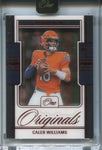 2024 Caleb Williams Panini One ROOKIE RED ORIGINALS 30/49 RC #OO-CWS Chicago Bears