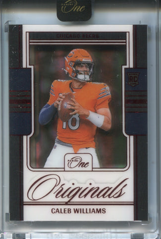 2024 Caleb Williams Panini One ROOKIE RED ORIGINALS 30/49 RC #OO-CWS Chicago Bears