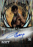 2025 Je'Von Evans Topps Universe WWE NEXT LEVEL AUTO AUTOGRAPH #NLA-JVE NXT