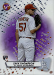 2023 Zack Thompson Topps Pristine ROOKIE PURPLE REFRACTOR 69/99 RC #230 St. Louis Cardinals