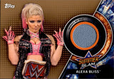 2018 Alexa Bliss Topps WWE BRONZE SUMMERSLAM MAT 142/199 RELIC #SMR-AB Friday Night Smackdown