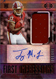 2019 Terry McLaurin Panini Illusions ROOKIE FIRST IMPRESSIONS JERSEY AUTO 118/299 AUTOGRAPH RELIC #128 Washington Redskins