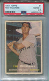 1957 Ted Williams Topps PSA 2.5 #1 Boston Red Sox HOF 5014