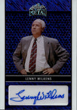 2024 Lenny Wilkens Leaf Metal PURPLE SHIMMER AUTO 5/7 AUTOGRAPH #LA-LW2 Atlanta Hawks