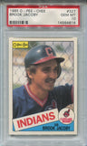 1983 Brook Jacoby O-PEE-CHEE PSA 10 #327 Cleveland Indians 4616