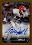 2024 Bruce Smith Topps Chrome VARIATION GOLD REFRACTOR AUTO 41/50 AUTOGRAPH #BA-BSM Buffalo Bills HOF