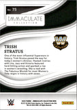 2023 Trish Stratus Panini Immaculate Collection WWE Red Foil 35/35 #75