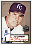 2001 Mike Sweeney Topps Heritage REAL ONE RED INK AUTO 44/52 AUTOGRAPH #THA-MS Kansas City Royals
