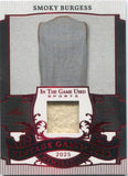 2025 Smoky Burgess Leaf In the Game Used RED FOIL JERSEY 2/3 RELIC #VM-13 Pittsburgh Pirates