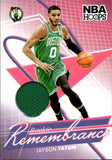 2024-25 Jayson Tatum Panini NBA Hoops ROOKIE REMEMBRANCE JERSEY RELIC #RR-JTC Boston Celtics