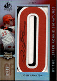 2007 Josh Hamilton Upper Deck SP Authentic BY THE LETTER ROOKIE AUTO 03/35 AUTOGRAPH RC #110 Cincinnati Reds