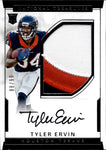 2016 Tyler Ervin Panini National Treasures RPS ROOKIE PATCH AUTO 88/99 AUTOGRAPH RELIC #127 Houston Texans