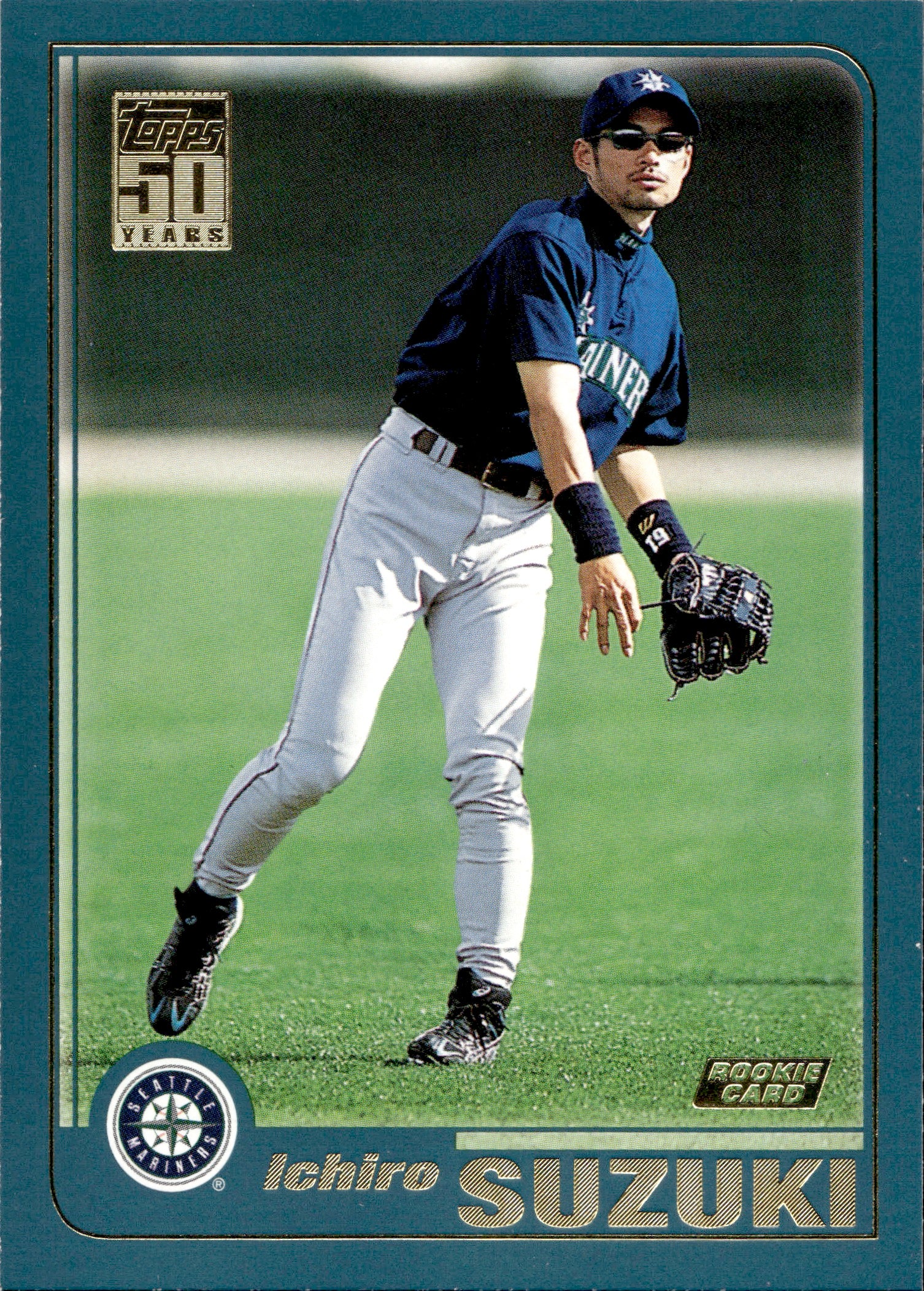  Ichiro Suzuki Rookie Card 2001 Topps #726 BGS 9