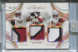 2025 Kyler Murray Marvin Harrison Jr. Trey McBride Panini Flawless TRIPLE PATCH 20/25 RELIC #TP-ARI Arizona Cardinals