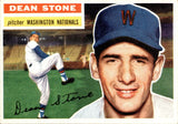 1956 Dean Stone Topps #87 Washington Nationals BV $12