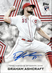 2023 Graham Ashcraft Topps Series 1 ROOKIE BASEBALL STARS AUTO AUTOGRAPH RC #BSA-GA Cincinnati Reds