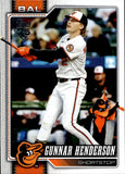 2026 Gunnar Henderson Topps Series 1 MASCOT SP #46 Baltimore Orioles