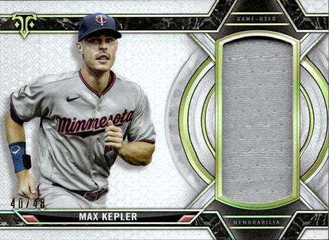 2021 Max Kepler Topps Triple Threads JUMBO JERSEY 40/48 RELIC #SJR-MK Minnesota Twins