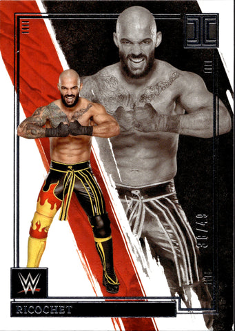 2022 Ricochet Panini Immaculate SILVER 38/49 #5 Friday Night Smackdown