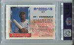 1993 Ray Lankford Topps Finest REFRACTOR PSA 8 #187 St. Louis Cardinals 3292