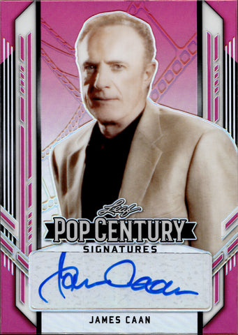 2021 James Caan Leaf Pop Century PINK AUTO 15/15 AUTOGRAPH #BA-JC1 Misery