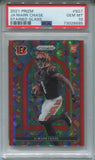 2021 Ja'Marr Chase Panini Prizm ROOKIE STAINED GLASS RC PSA 10 #SG7 Cincinnati Bengals 8685