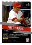 2018 Whitey Herzog Donruss Optic GOLD VINYL SIGNIFICANT SIGNATURES AUTO 1/1 ONE OF ONE AUTOGRAPH #SIG-WH St. Louis Cardinals HOF