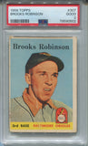 1958 Brooks Robinson Topps PSA 2 #307 Baltimore Orioles HOF 0502