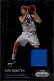 2020-21 Dirk Nowitzki Panini Prizm SENSATIONAL SWATCHES JERSEY Dallas Mavericks #SSW-DNW