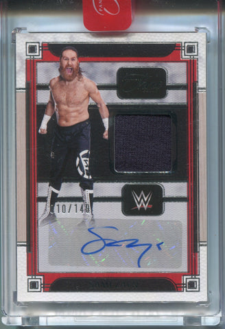 2024 Sami Zayn Panini Three Count SHIRT AUTO 010/149 AUTOGRAPH RELIC #MA-SZN Monday Night Raw