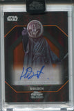 2024 Harley Durst as Molach Topps Chrome Black ORANGE REFRACTOR AUTO ENCASED 22/25 #ADS-HD