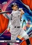 2022 Giancarlo Stanton Topps Cosmic Chrome ORANGE GALACTIC REFRACTOR 24/25 #93 New York Yankees