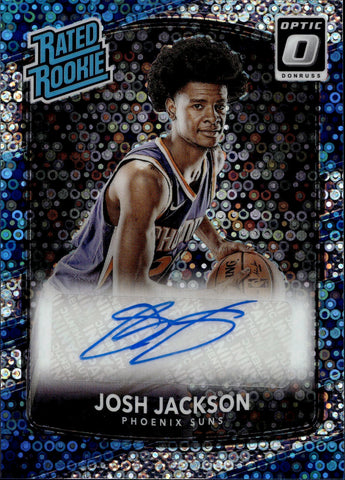 2017-18 Josh Jackson Panini Optic RATED ROOKIE DISCO AUTO Phoenix Suns #197