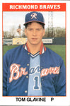 1987 Tom Glavine TCMA #5 Richmond Braves HOF