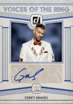 2023 Corey Graves Panini Chronicles Donruss VOICES OF THE RING AUTO #VR-CGR