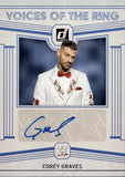 2023 Corey Graves Panini Chronicles Donruss VOICES OF THE RING AUTO #VR-CGR