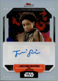 2023 Topps Finest Star Wars Jecobi Swain as Jayco Autograph #FA-JSW AUTO