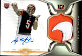 2014 A.J. McCarron Topps Platinum ROOKIE NIKE SWOOSH LOGO PATCH AUTO AUTOGRAPH RELIC RC #ARP-AMC Cincinnati Bengals