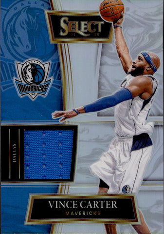 2021-22 Vince Carter Panini Select SELECTIVE SWATCHES JERSEY Dallas Mavericks #SS-VCT