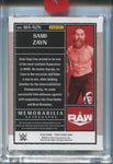 2024 Sami Zayn Panini Three Count SHIRT AUTO 010/149 AUTOGRAPH RELIC #MA-SZN Monday Night Raw