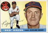 1955 "RED" Kress Topps #151 Cleveland Indians BV $25